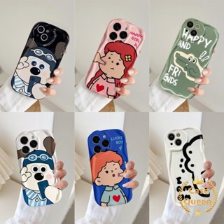 เคสโทรศัพท์มือถือ ขอบโค้ง ลายการ์ตูนสุนัข 3D สําหรับ Oppo A57 A17K A17 A77 A33 A12 A11K A77S A7 A15s A15 A53 A35 A16s A12E A16 A54 A3s A5s A32