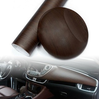 ⚡READYSTOCK⚡Glossy Car Interior Wood Grain Textured Vinyl Wrap Sticker Decal Sheet Film DIY