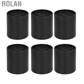 Rolan Furniture Risers  6PCS Practical Furniture Leg  4in Rise Height Round  for Sofas