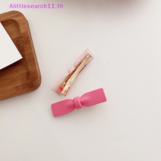 Alittlesearch11 กิ๊บติดผม ลายดอกไม้ พีช หัวใจ สีชมพู แฟชั่นฤดูร้อน TH