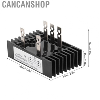 Cancanshop Voltage Rectifier Regulator  3 Phase 1200V Accurate Control High Power Rectifier Stable Output High Efficiency with Heatsink for Power Systems