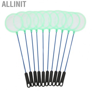 Allinit 10Pcs Floating Fishing Net Small Round  Fish With Long Handle