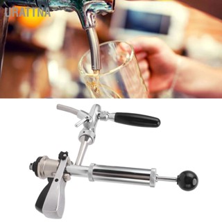 URATTNA 4in S System Picnic Pump Stainless Steel Leakproof นำกลับมาใช้ใหม่ได้ Beer Keg Hand สำหรับงานแต่งงาน Homebrew