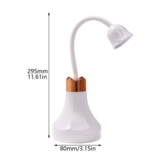 โคมไฟ UV LED 18W หมุนได้ 360 องศา แบบพกพา ชาร์จ USB สําหรับตกแต่งเล็บ