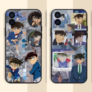 Detective Conan เคส OPPO A5S F9 A7 A12 A15 A57 2022 A76 A96 A55 A9 A5 2020 A55 A95 A74 A16 เคสป้องกันโทรศัพท์มือถ