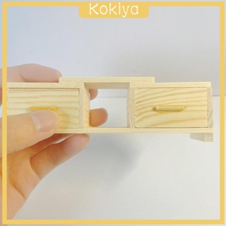 [Kokiya] เฟอร์นิเจอร์บ้านตุ๊กตา ขนาดเล็ก สเกล 1/12 สําหรับตกแต่งบ้านตุ๊กตา ตู้ทีวี