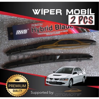 ที่ปัดน้ําฝน LANCER EVO 8 MR GSR 2003-2005 HYBRID GRAPHITE RWB 2 ชิ้น