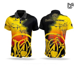 Max Custom Jersey เสื้อยิงปืนแบบใหม่ Smith&amp;Wesson