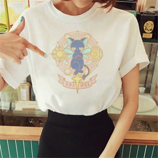 เสื้อยืด พิมพ์ลายกราฟฟิค Cardcaptor Sakura y2k สําหรับผู้หญิง