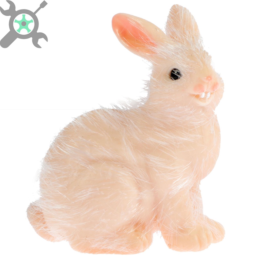 ตุ๊กตากระต่าย ซิลิโคนนิ่ม เสมือนจริง ขนาดเล็ก 4 นิ้ว ของขวัญวันเกิด สําหรับเด็ก SHOPCYC8900