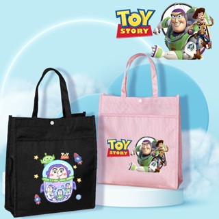 กระเป๋าใส่กล่องอาหารกลางวัน กันน้ํา พิมพ์ลายการ์ตูน Toy Story สําหรับเด็กนักเรียนผู้ชาย และผู้หญิง