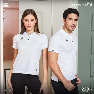 ใหม่ล่าสุด!! เสื้อโปโลผู้หญิงสีล้วน CADENZA (คาเดนซ่า) รุ่น CDL-11 WOMEN (CDL-11Y) สีขาว/เหลือง/ม่วง/เขียวมิ้นท์/ส้มอ...