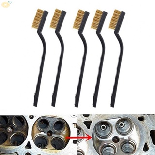 【VARSTR】Brass Wire Brushes 17cm Cleaning Welding Slag Rust-Remover Tool Hand Tools