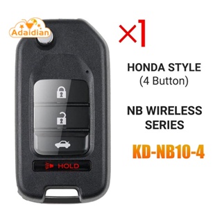 อะไหล่กุญแจรีโมตรถยนต์ 4 ปุ่ม สําหรับ KEYDIY NB10-4 KD Honda Style KD900 KD-X2 KD MINI KD-MAX