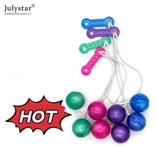 JULYSTAR New Decompression Click Ball Bumper Ball With Light Clack Ball Shake Bump Ball