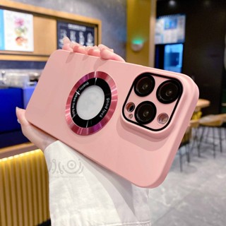 เคสโทรศัพท์มือถือ PC แบบแข็ง ป้องกันเลนส์กล้อง หรูหรา สําหรับ iPhone 14 13 12 Pro Max Case 14 Plus