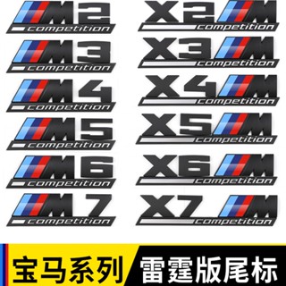 สติกเกอร์ฉลาก Bmw Sports M Label สามมิติ สําหรับติดตกแต่งรถยนต์ 5 Series 3 Series 7 Series M5 M6 M4 X3 X5 X6