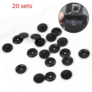 ⚡READYSTOCK⚡Button clip Belt Buckle Stop Universal Fit Stopper Kit Plastic 20 Pairs