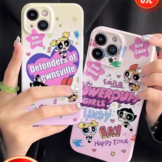 เคสโทรศัพท์มือถือแบบแข็ง กันกระแทก ลาย The Powerpuff Girls น่ารัก เรียบง่าย สําหรับ OPPO A3S A1K A15 A35 A15S A17 A8 A9 A31 A55 A56 A57 A58 A78 A74 A92S A93 5G F9 F11