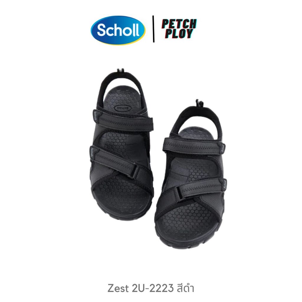 Scholl รุ่น Zest เซสท์ 2U-2223 รองเท้าแตะ Unisex สกอลล์ มีสายรัดส้น