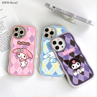 Huawei Nova 5T 4E 3 3i เคสหัวเว่ย สำหรับ Case Cartoon Characters เคส เคสโทรศัพท์ เคสมือถือ Full Cover Soft Clear Phone Case Shockproof Cases【With Free Holder】