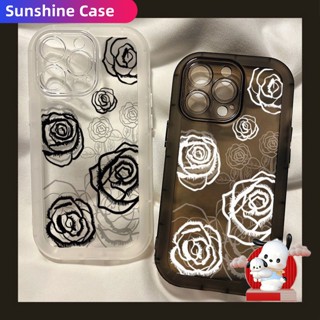 เคสป้องกันโทรศัพท์มือถือ TPU แบบนิ่ม ลายการ์ตูนดอกกุหลาบ สําหรับ Realme C35 C33 C31 C30 C25Y C21Y C25 C25s C12 C21 C20 C20A C11 C17 9i 7i 8i C15 5 C3 10 Pro Plus Narzo 50A 50i