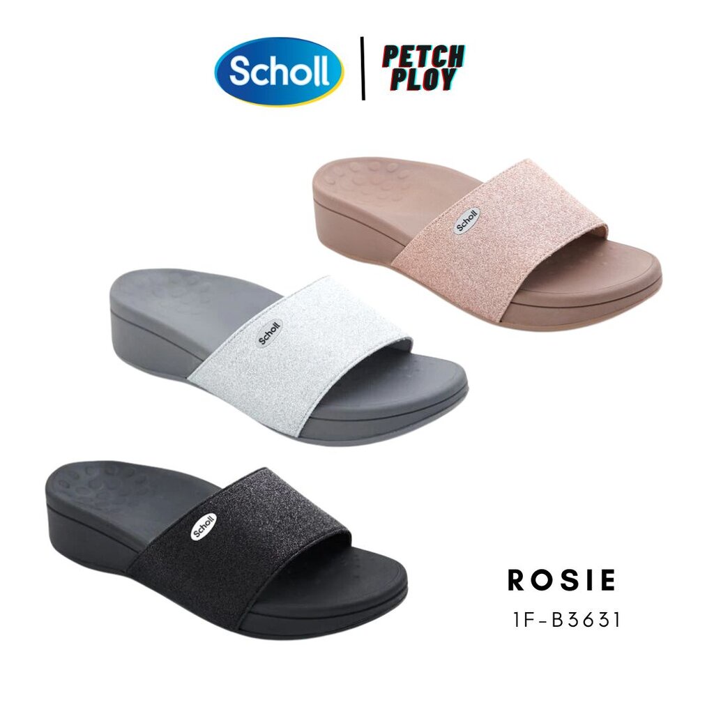 Scholl รุ่น Rosie โรซี่ 1F-B363 รองเท้าสกอลล์ผู้หญิง เทคโนโลยี Biomechanics