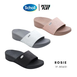 (1F-B363) Scholl รองเท้าสกอลล์ผู้หญิง รุ่น Rosie โรซี่ 1F-B363 เทคโนโลยี ไบโอเมคคานิกส์ (Biomechanics) รองรับสรีระเท้...