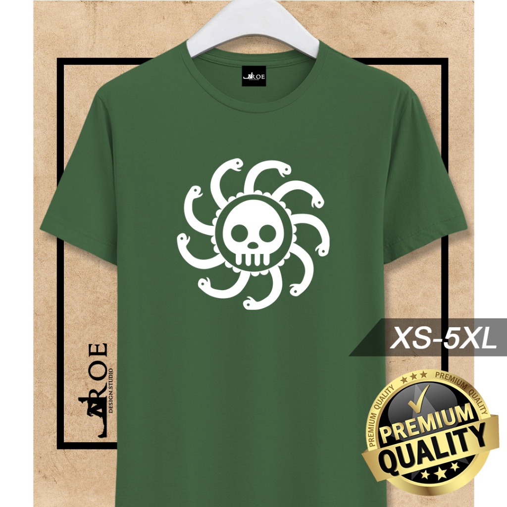 🔥 Baju Tshirt Boa Hancock Kuja Pirates Piece Anime Lelaki Perempuan Unisex + Plus Size 🔥
