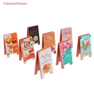 (Takashiflower) บอร์ดแสดงผลแฮนด์เมด ขนาดเล็ก 1:12 สําหรับตกแต่งบ้านตุ๊กตา