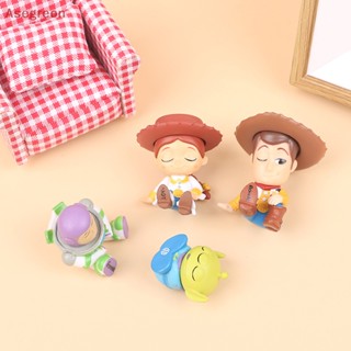 [Asegreen] ตุ๊กตาฟิกเกอร์ดิสนีย์ Toy Story Buzz Lightyear Woody Alien 4 ชิ้น