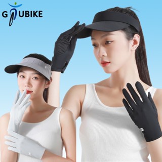 Gtubike ถุงมือ ผ้าเรยอน ป้องกันรังสียูวี UPF50+ กันลื่น เหมาะกับฤดูร้อน สําหรับผู้ชาย ผู้หญิง ขับขี่ ขี่จักรยาน เล่นกีฬา