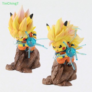 [TinChingT] ตุ๊กตาฟิกเกอร์ อนิเมะ Dragon Ball Super Saiyan Pokemon Pikachu Goku [ใหม่]