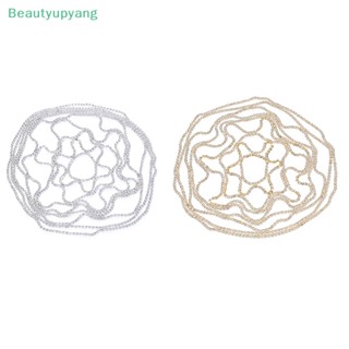 [Beautyupyang] ที่คาดศีรษะ ตาข่าย พลอยเทียม คริสตัล 1 ชิ้น