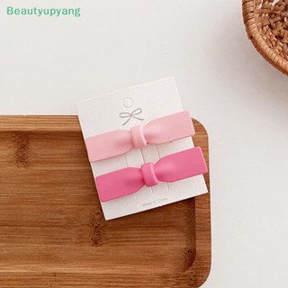 [Beautyupyang] ใหม่ กิ๊บติดผม ลายดอกไม้ สีชมพู พีช ขอบหัวใจ กิ๊บติดผม