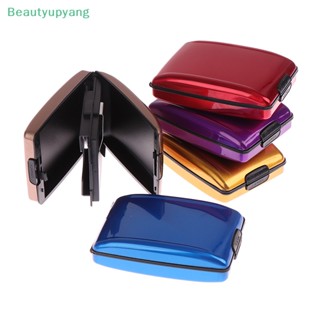 [Beautyupyang] Rfid กระเป๋าสตางค์ อลูมิเนียม สําหรับใส่บัตรเครดิต