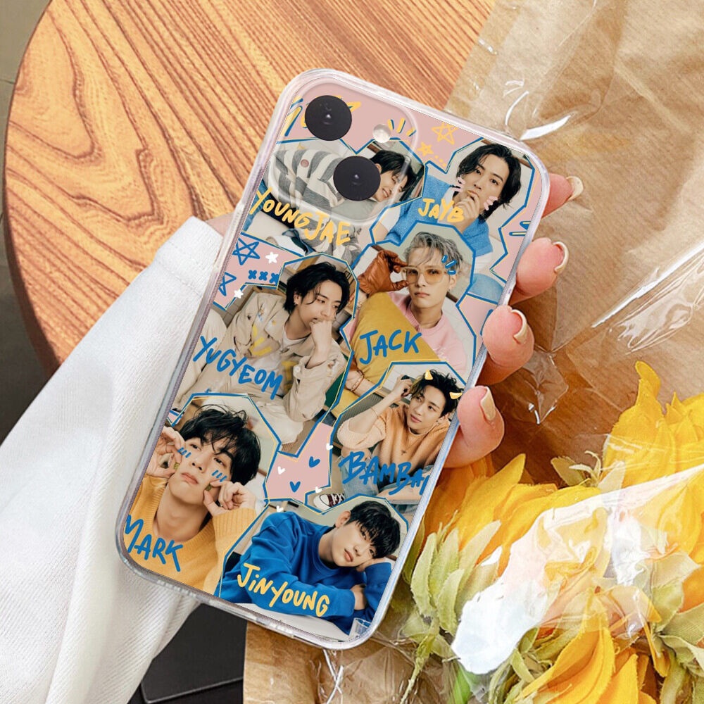 เคสโทรศัพท์มือถือ แบบนิ่ม พิมพ์ลาย GOT7 Kpop สําหรับ IPhone 6 6s 6sp 7 8 SE X Xs Xr Xs Max 11 12 13 14 Pro Max