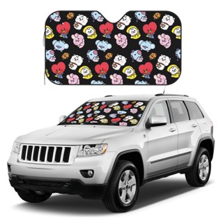 Bt21 ม่านบังแดดรถยนต์ สําหรับรถยนต์ รถบรรทุก SUV-Blocks Rays Sun Visor Protector-Keeps Your Vehicle Cool