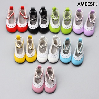 Ameesi รองเท้า อุปกรณ์เสริม สําหรับบ้านตุ๊กตา 12 นิ้ว 1 คู่