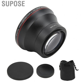 Supose 52mm 0.43X Wide Angle Lens Optical Glass  with Macro for Landscape Photography Accessories