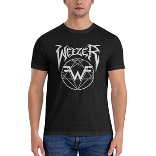 เสื้อยืด พิมพ์ลายโลโก้ Weezer Metal Wiccan Pentagram Rivers Cuomo คุณภาพสูง เหมาะกับของขวัญ สําหรับผู้ชาย