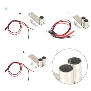 Dk ท่อไอเสียโลหะ พร้อมไฟ LED 1 10 องศา สําหรับตกแต่งรถบังคับ