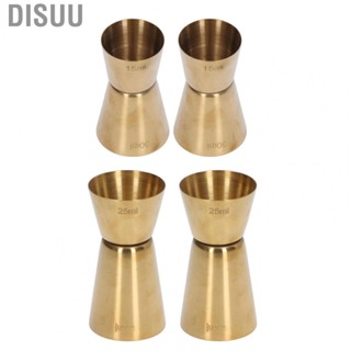 Disuu Stainless Steel Jigger Cocktail Double Measure Mixing  Drinks Bar Shots S1