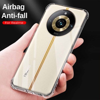 เคสโทรศัพท์มือถือ ซิลิโคนนิ่ม แบบใส กันกระแทก สําหรับ Realme11 11 Pro+ 11Pro Pro Plus 5G 6.43 นิ้ว