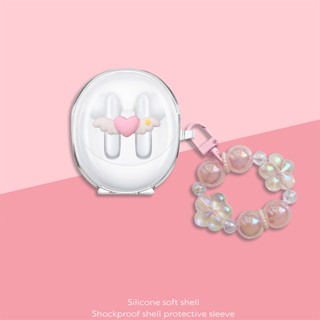 OPPO Enco Air3 Clear Case Enco R2 Case Creative Angel Pendant Keychain Pendant Cute Bracelet OPPO Enco Buds2 / Enco Air2 Pro / Enco Air2 Clear Soft Case Shockproof Case Protective Cover Cartoon Pearl Bracelet OPPO Enco Air3 Cover Soft Case