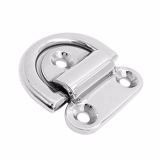 ⚡READYSTOCK⚡Lashing Ring 1 Pcs 316 Stainless Steel D Ring Folding Pad Eye Tie Down