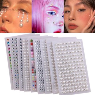 AUGUSTINA Fashion Face Decal Glitter Pearl Jewels Stickers Rhinestone Stickers Women Accessories Party 3/4/5/6mm 3D Nail Sticker Crystal Diamond DIY Nail Art Decorations