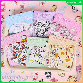 Sl-28 สติกเกอร์กระดาษ ลายการ์ตูน Sanrio น่ารัก สําหรับติดตกแต่งสมุดภาพ เครื่องเขียน 100 ชิ้น