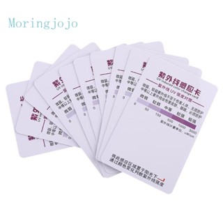 Jojo กระดาษทดสอบอายุหลอดไฟ UVB 10 ชิ้น สําหรับสัตว์เลื้อยคลาน