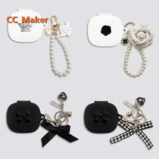 Anker Soundcore R50i Case Creative Camellia Pearl Bracelet Keychain Pendant Soundcore Life P3 Silicone Soft Case Shockproof Case Protective Cover Cute Angel Pendant Panda Whale Pendant Anker Soundcore Life P3 / Soundcore R50i Cover Soft Case